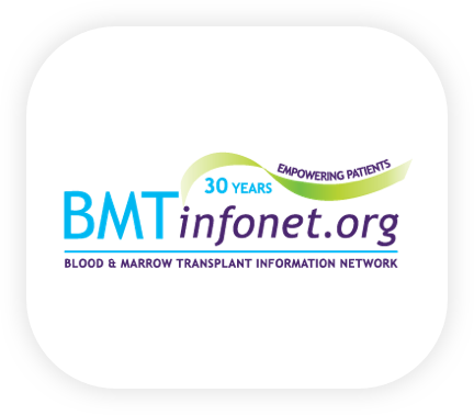 Blood & Marrow Transplant Information Network logo linking to bmtinfonet.org